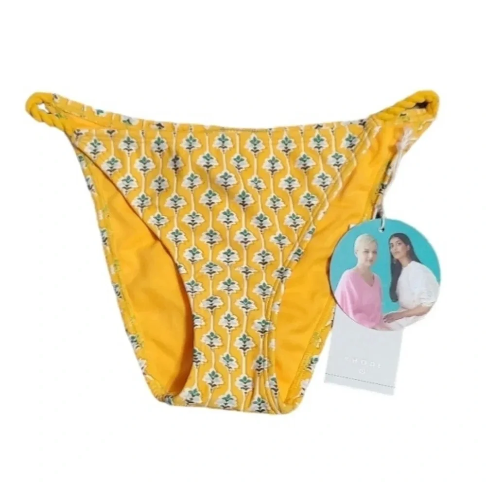 NWT Rhode x Target Women's Dainty Lotus Print Bikini Bottoms S 4-6